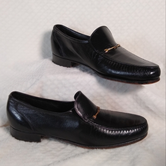 Men\'s Florsheim Imperial Ritz Black Leather Luxurious Moccasin Loafers Sz 10 main image 6